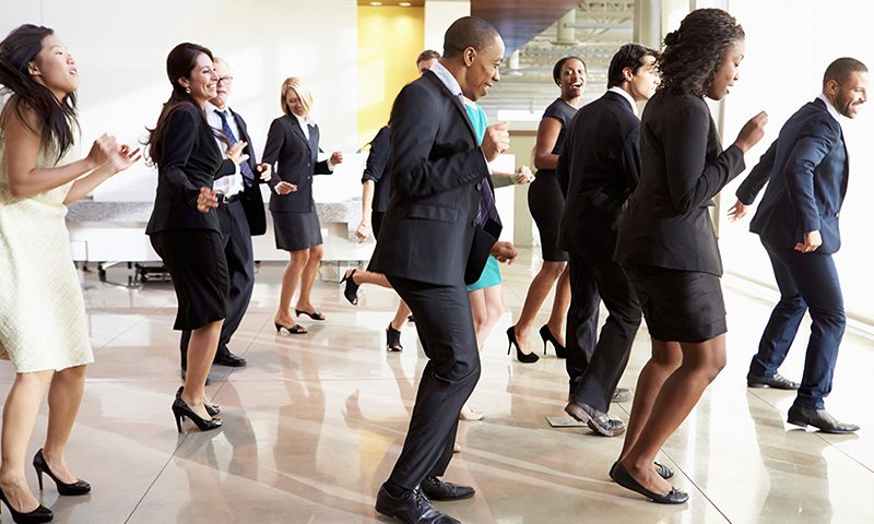 5 minute break office yoga