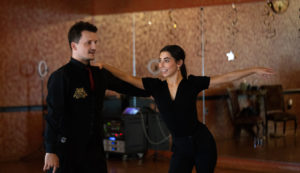 Dance Instructors dance the Rumba at DWM Glen Rock
