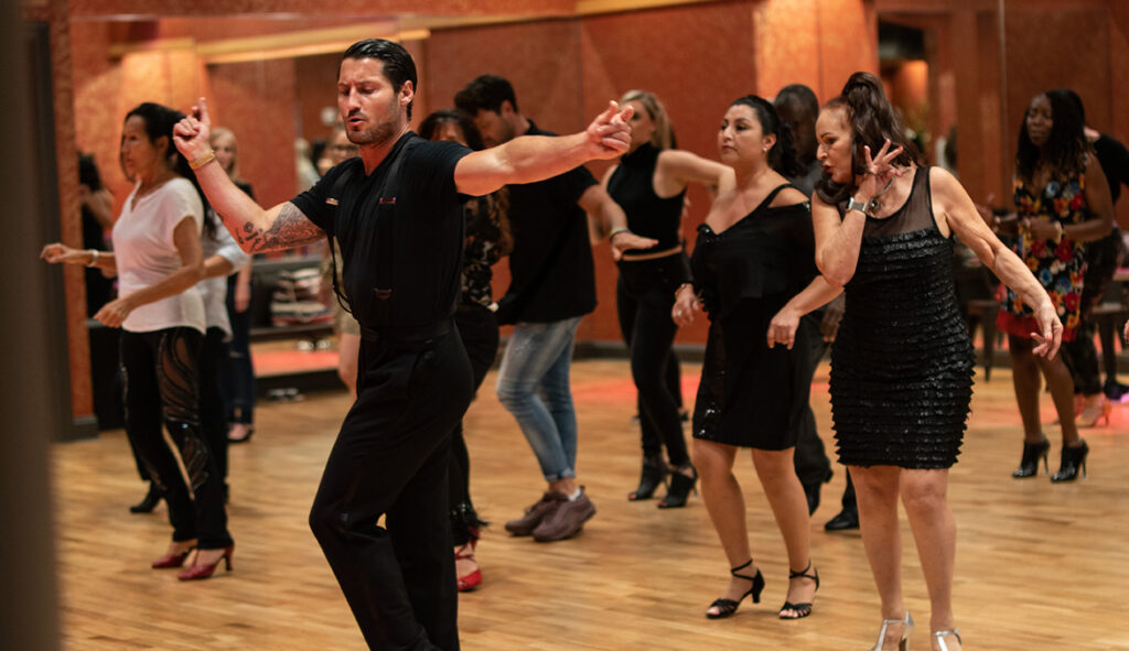Val teaching during in Adult Dance Classes Glen Rock